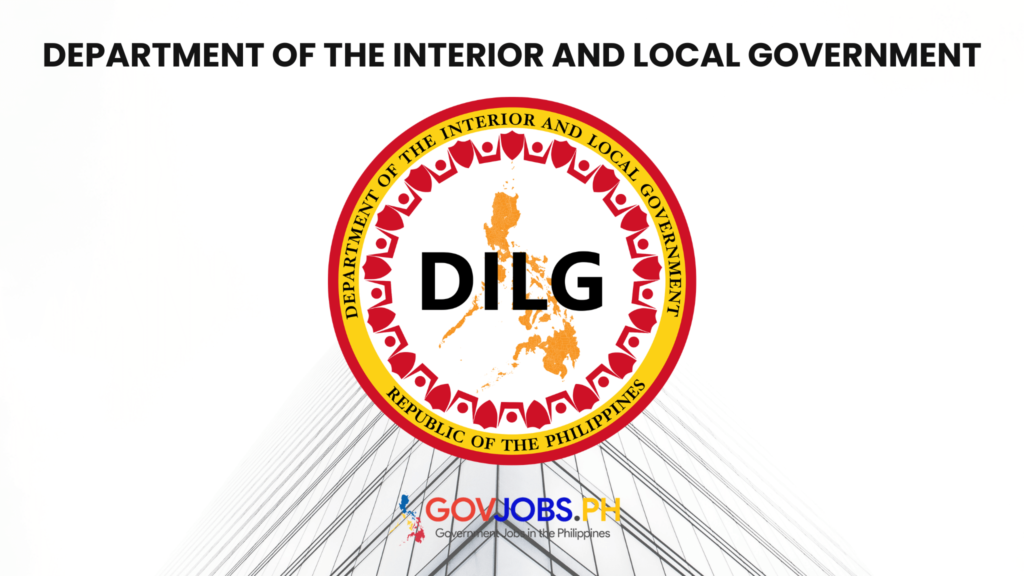 Department of the Interior and Local Government DILG csc careers govjobs.ph gov government jobs ph csc job portal hiring philippines vacancies online application