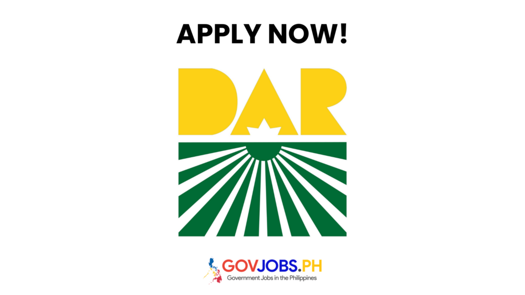 Department of Agrarian Reform DAR csc careers govjobs.ph gov government jobs ph csc job portal hiring philippines vacancies online application