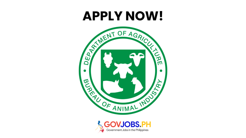 Bureau of Animal Industry BAI csc careers govjobs.ph gov government jobs ph csc job portal hiring philippines vacancies online application