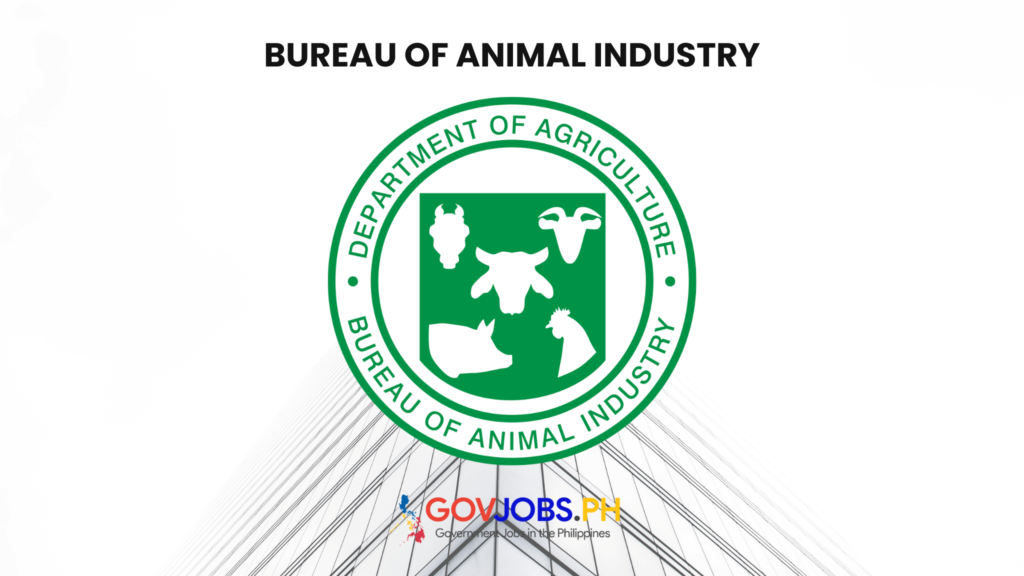 Bureau of Animal Industry BAI csc careers govjobs.ph gov government jobs ph csc job portal hiring philippines vacancies online application