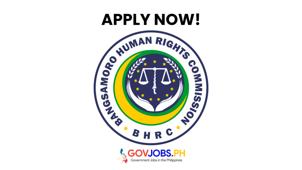 Bangsamoro Human Rights Commission BHRC Institutecsc careers govjobs.ph gov government jobs ph csc job portal hiring philippines vacancies online application
