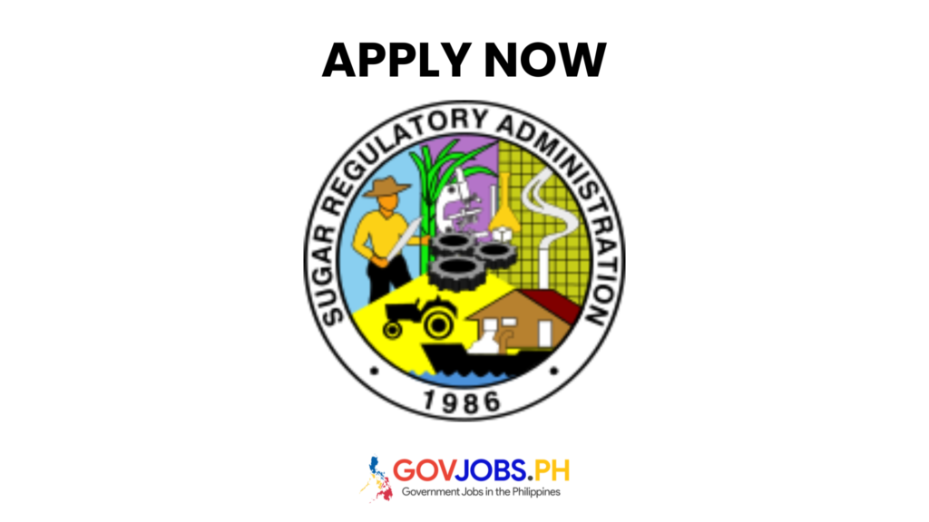 Sugar Regulatory Administration (SRcsc careers govjobs.ph gov government jobs ph csc job portal hiring philippines vacancies online application

